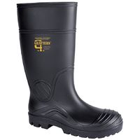 Grafters Womens PVC Safety Waterproof Boot (6 UK) (Black)