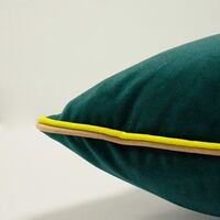 Furn Gemini Cushion Cover (One Size) (Teal)