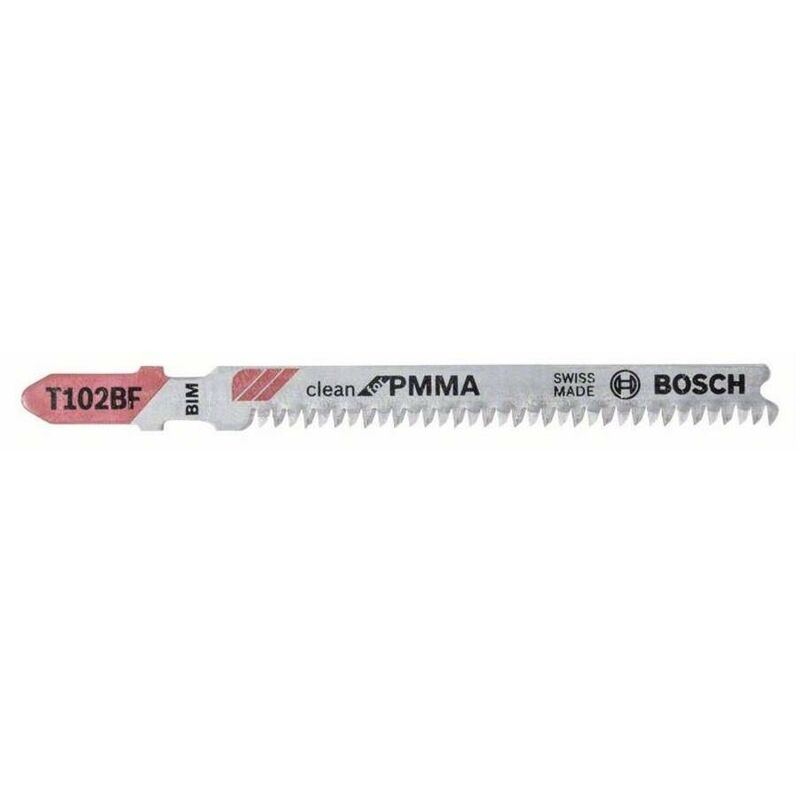 Hoja sierra de calar T 102 BF Clean for PMMA - Bosch Professional