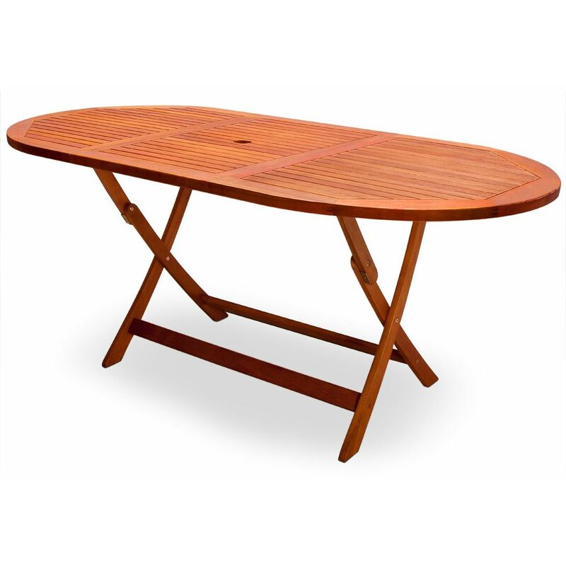 Mesa plegable de madera de acacia Sevilla