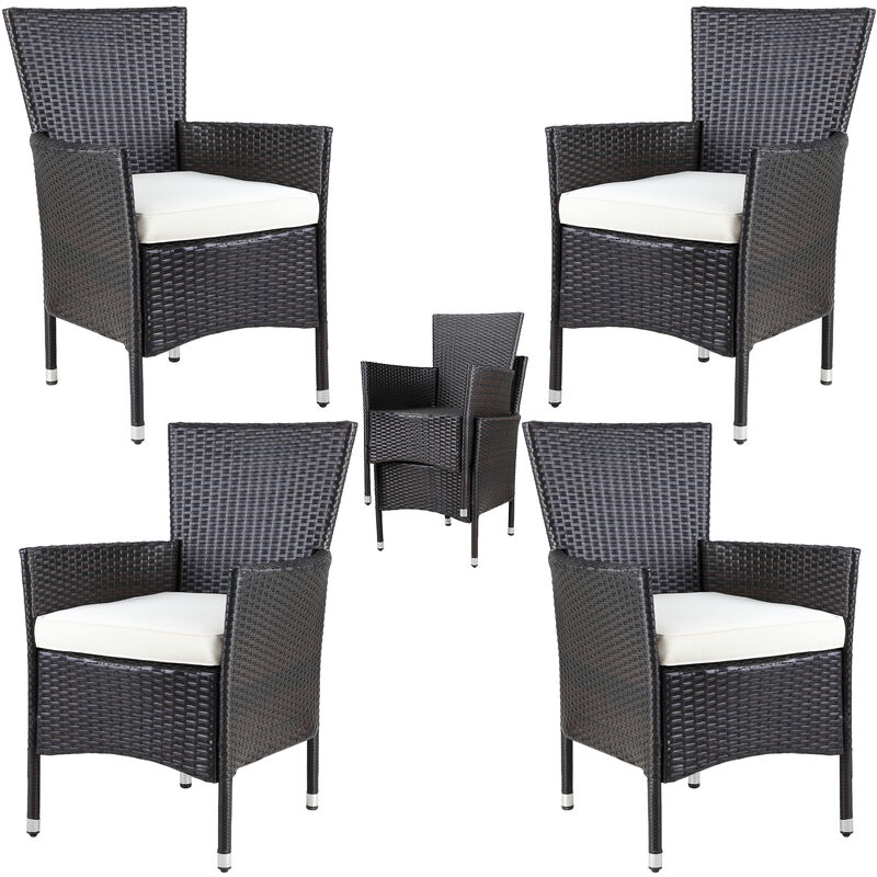 Giantex Juego de 2 sillas de patio, sillas de exterior con reposabrazos,  tumbonas de metal con asientos de malla, respaldo alto, muebles de porche