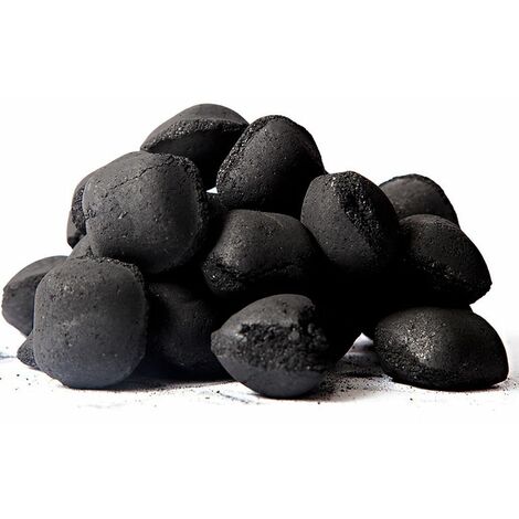 Deuba Briquetas de Carbón 27 kg de Carbón vegetal Barbacoa Parrillas Asados  Bajas en chispas