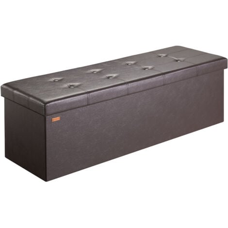 Deuba Baúl banco de almacenamiento asiento acolchado Ottomane arcón