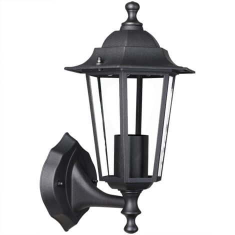 Monzana Farolas de jardín exterior Aluminio vidrio 60W Antracita lámpara  rústica pedestal sendero patio terraza a escoger