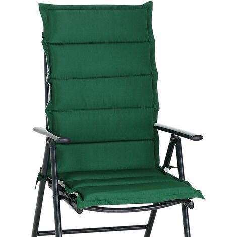 Detex 6X Cojines con repaldo Azul para sillas de jardín Almohadillas Acolchadas para Asiento Repelente al Agua