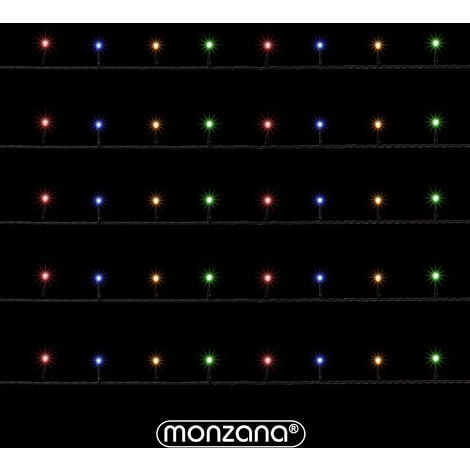 Cadena de luces LED Multicolor 14m 700 LEDs Guirnalda luminosa para árbol de Navidad con 8 Programas de iluminación