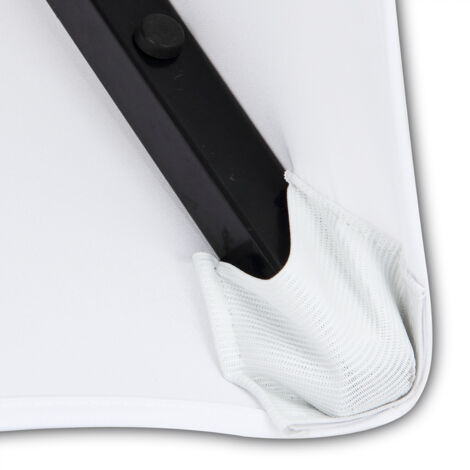 Set de 2 Fundas para Sillas de Poliéster elástico Elegante cobertor para asientos eventos y fiestas  Blanco