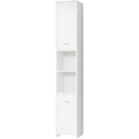 CASARIA® Columna Baño Armario Alto Muebles auxiliares de baño 180x30x30cm Estantería Estrecha Almacenaje Armarios Multiusos