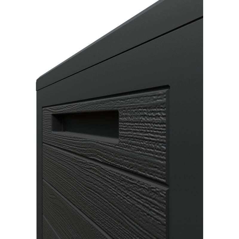 Baule Da Giardino Deuba XXL 280 L - Cassapanca Effetto Legno Per Esterno