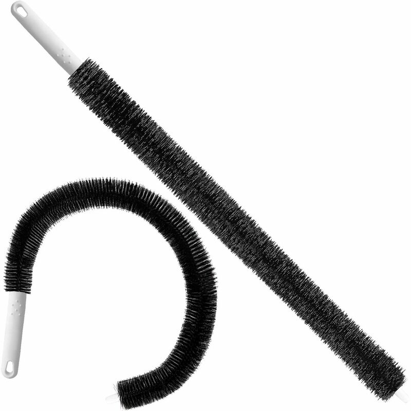 flessibile spazzola per la pulizia del radiatore grigio pelucchi e lavatrice Aieve spazzola per radiatore per radiatore e asciugatrice 73 cm 