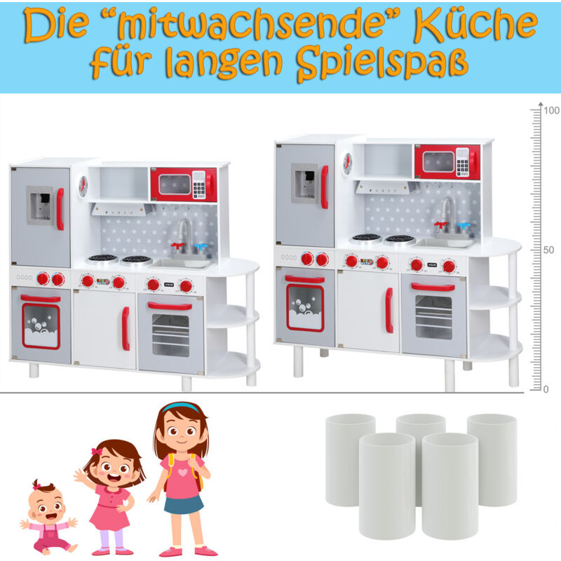 Cucina Per Bambini In Legno RELAX4LIFE Cucina Giocattolo Per