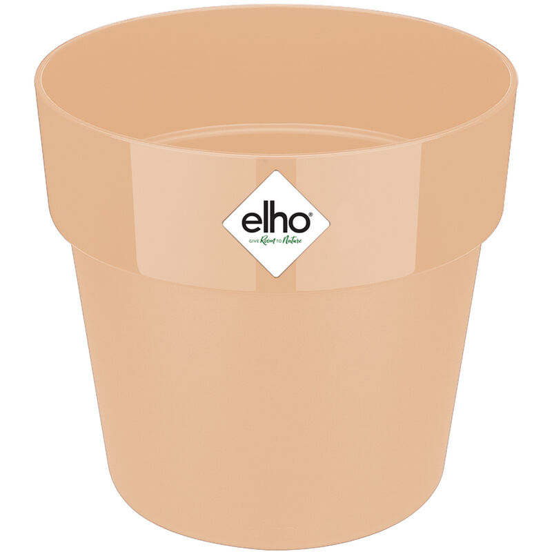 Vaso per fiori b.for original portafiori rotondo sottovaso contenitore per  piante vere da esterni plastica riciclata indoor antracite nude/1,3 Liter  (de)