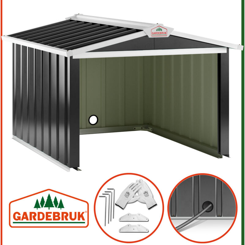 Garage Per Robot Tagliaerba Juskys - Copertura Resistente A Pioggia E Sole, Montaggio Facile