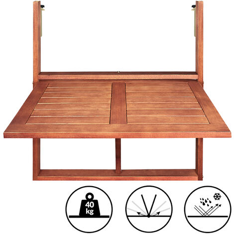 Set Balcone 3 Pezzi In Legno Acacia - Tavolo E Sedie Pieghevoli Per Esterno, FSC, 65x45x87 Cm - Foto 4