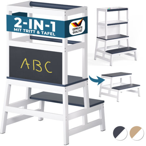Torre di apprendimento Barn legno naturale/grigio 93x51x50cm