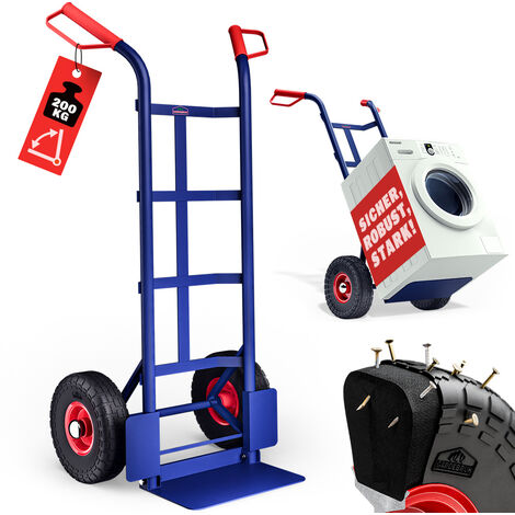Carrello portapacchi pieghevole blu 200kg
