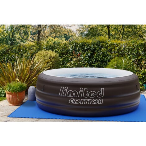 MONZANA® Tappetino in gomma EVA 180x360x1cm 6,48m² Spessore 10mm blu  fitness ginnastica piscina tappeto