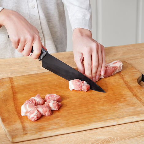 Set 5 coltelli da cucina Royalty Line pane carne Pela patate ceramica  Rl-cb5