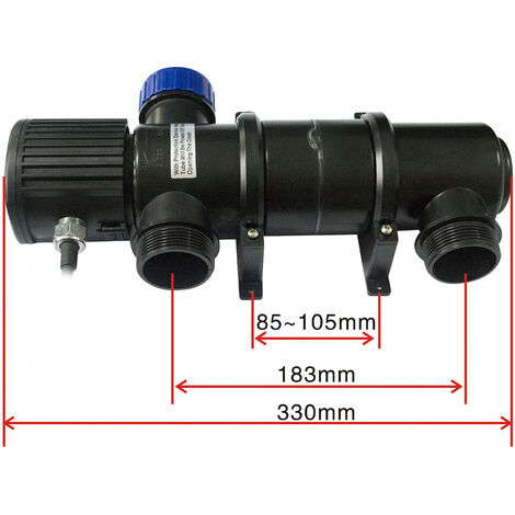 Anodo Di Rame Solare Per Ionizzatore Piscina - Asta Ricambio 100x25mm Per Purificatore D'Acqua - Riduce Cloro E Algae - 3