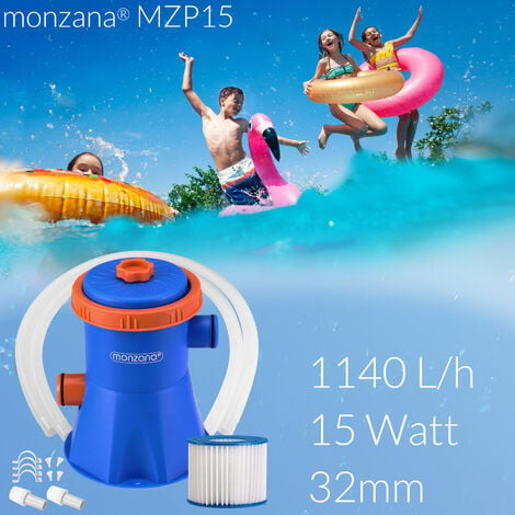 58675 Bestway Pompa filtro trasparente a cartuccia per piscina
