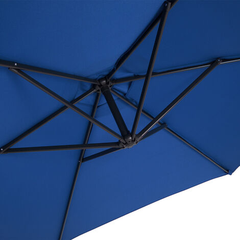 Ombrellone da giardino rosso 200cm protezione UV50 | Leroy Merlin