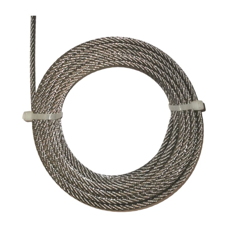 100 mètres de câble Ø 3mm acier inox