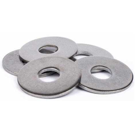 Rondelles plates Extra Large (LL) inox A4-5--100 pcs