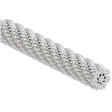 Câble 4mm inox A4  7x7 serti bombé 1 coté-4-1M50-