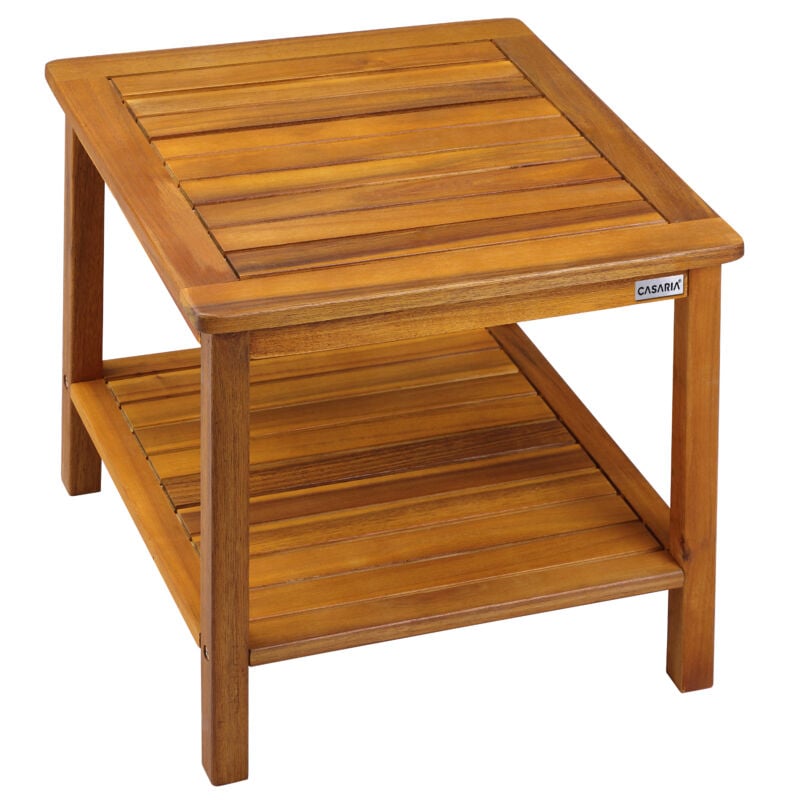 Acheter Table de jardin Casaria en bois d'acacia huilé 46x46cm pliable en  ligne sur  