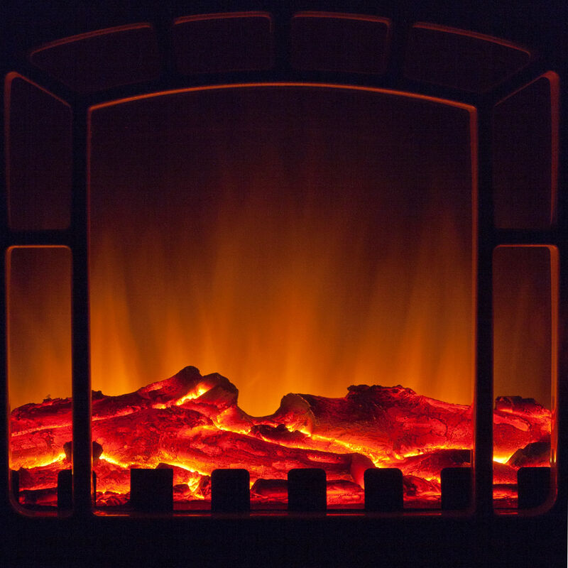 Radiateur électrique - DEUBA - effet feu de cheminée - 1500 W