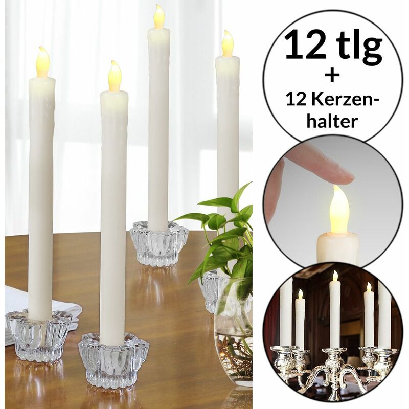 Acheter Bougies sans flamme vacillantes, bougies LED pour la décoration de  table à la maison