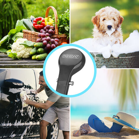 Douche Portable De Camping 12V - Pompe Submersible Avec Tuyau Et Pomme De Douche - Pour Voiture, Randonnée, Lavage Chien, Jardin