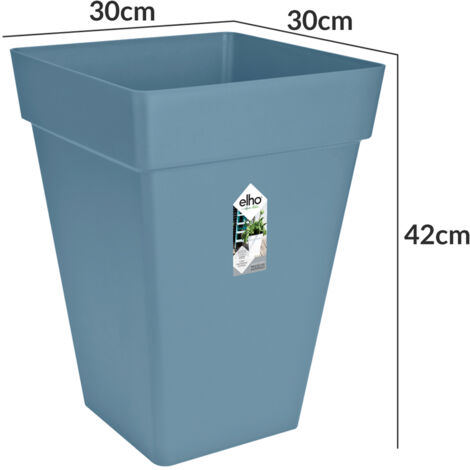 GARDEBRUK® Sets de pots de fleurs loft urban Bleu Support pour balcon ...