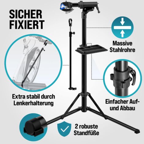 Pied D'atelier Pour Vélo électrique MONZANA - Capacité 50 Kg, Avec Clé Dynamométrique 1-25 Nm, Neuf
