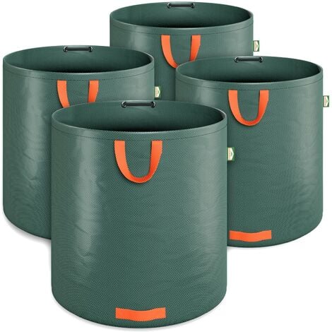 Hodeacc Lot de 5 Sacs à déchets de Jardin - 272 litres/72 gallons -  Indéchirables - Étanches - avec poignées - Robustes et réutilisables - pour  Jardin, pelouse, Plantation : : Jardin