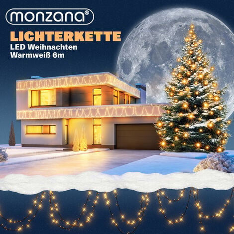 Monzana Guirlande lumineuse LED au choix illumination de Noël