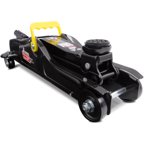 Cric Roulant Hydraulique 2 Tonnes – Hauteur Mini 135 Mm, Maxi 320 Mm | Poignée Intégrée, Roulettes, Sécurité Surcharge | Idéal Voiture, Utilitaire, Atelier - 6
