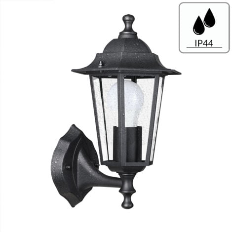 Lampes extérieures mur sol luminaire applique murale jardin capteur mouvement  Applique murale
