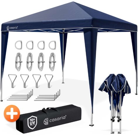 Deuba – Tonnelle pliable 3x3 m – Tente de réception imperméable – Montage rapide Pop-Up – Protection UV 50+ – Sac de transport inclus