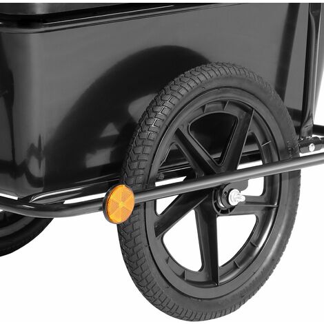 Companion Chaser Remorque pour vélo Remorque pour monocycle, cadre en  acier, surface de chargement : 75 x 41 cm, 1 cm en bouleau multiplex
