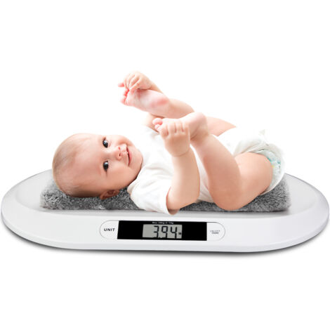 Balance Pour Bébé Nukido - Précision 5 G, Max 40 Kg, Avec Fonction Hold Et Tare, échelle De Mesure Intégrée