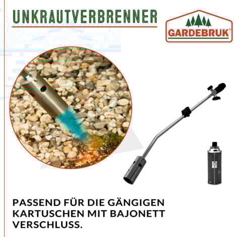 Lance Désherbant Thermique Écologique Butane Brûleur contre mauvaises herbes