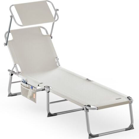 Casaria 1x ou 2X Chaise Longue Pliable Ibiza Dossier Casaria 1x ou 2X Chaise Longue Pliable Ibiza Dossier