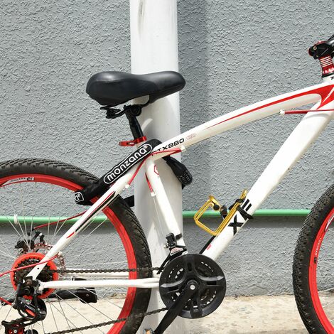 Antivol vélo à combinaison,Cadenas de vélo Cadenas à combinaison 6 mm  Chaîne de haute sécurité avec code, Cadenas de vélo en acier trempé pour  vélo