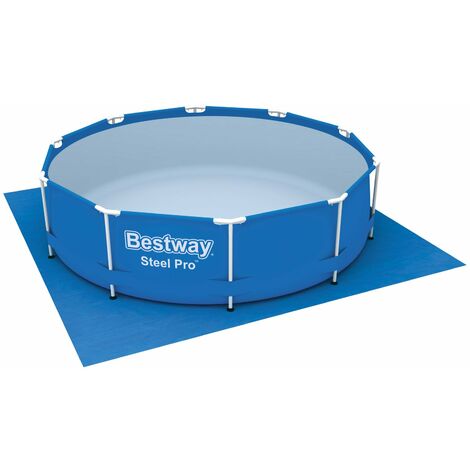 BESTWAY - Tapis de sol piscine 335x335cm  Bâche protection sol - PE résistant