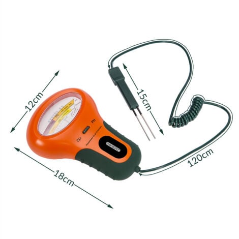 Testeur de qualité d'eau piscine pH et teneur en Chlore électronique câble 120 cm