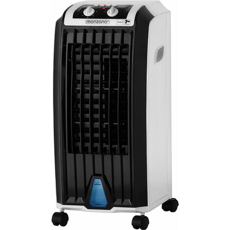 CHAKWAN 2019 Version Refroidisseur dair Portable 3 en 1 Climatiseur Humidificateur et Purificateur dair Multifonction Air Cooler avec Veilleuse pour Maison/Bureau/chambre 