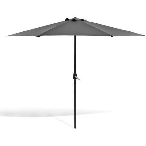 Parasol De Jardin Double XXL Kingsleeve 460x270 Cm Anthracite - Protection UV40+, Manivelle, Aérations, Stable