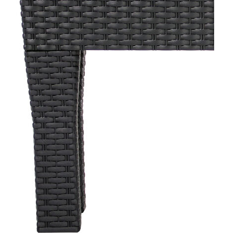 PROSPERPLAST Jardinière Surélevée Anthracite En Polyrotin 3