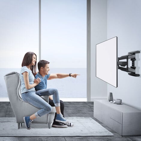 Pro-HD - Support mural TV ultra-plat à mouvement complet, VESA